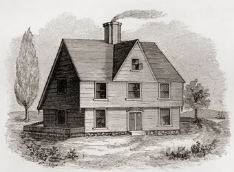 Casa Allyn, New Plymouth, Nord America, da 
