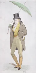 Un dandy inglese, c.1802