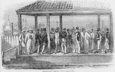 Una stazione ferroviaria indiana, 1854