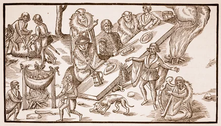 Un banchetto irlandese, 1581