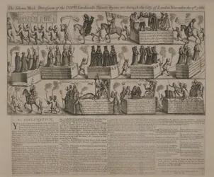 Una processione anti-cattolica, 1680