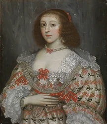 Una giovane donna non identificata del tempo di Carlo I, c.1635
