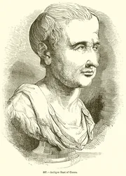 Antico busto di Cicerone