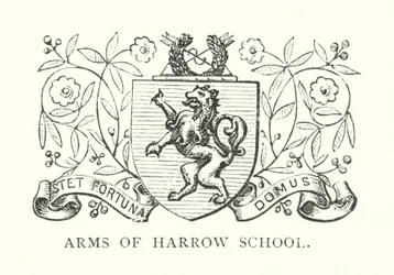 Stemma della scuola di Harrow (incisione)
