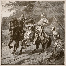 Arresto del re Riccardo, illustrazione da Cassells Illustrated History of England