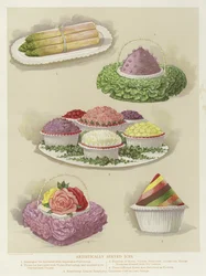 Gelati serviti artisticamente