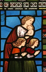 Assistenza alla benedizione dei bambini da parte di Cristo