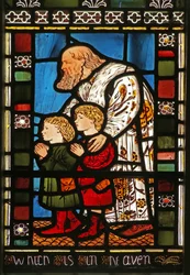 Assistenza alla benedizione dei bambini da parte di Cristo