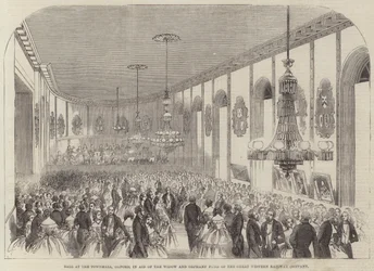 Ballo al Municipio di Oxford a favore del Fondo per le vedove e gli orfani della Great Western Railway Company