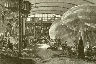 Fabbrica di palloni a Parigi
