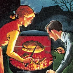 Barbecue in giardino
