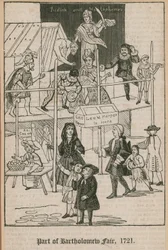 Fiera di Bartholomew, 1721; Stand di Lee e Harper
