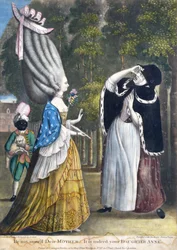 Non essere stupita cara madre - È davvero tua figlia Anne, da un disegno originale di Grimm, stampato per Carington Bowles, Londra, pub. 1774