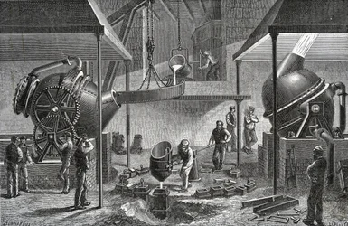Processo Bessemer, acciaierie di Sheffield