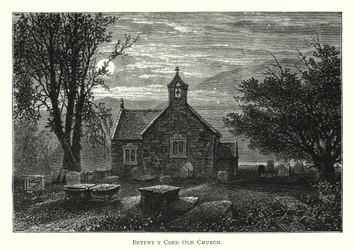 Vecchia Chiesa di Bettws y Coed (incisione)