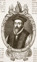 Vescovo Hooper, illustrazione da The Church of England: A History for the People di H.D.M. Spence-Jones
