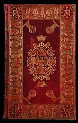 Libro rilegato dal massone William Lubbock (fl. 1792-1822) (marocchino rosso e oro)