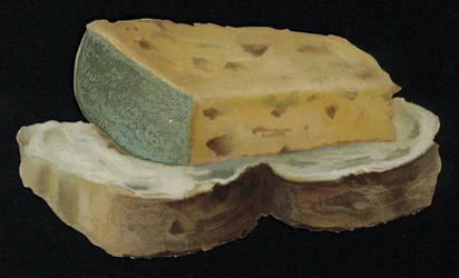 Biglietto di auguri a forma di pane e formaggio