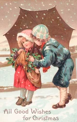 Cartolina di Natale britannica