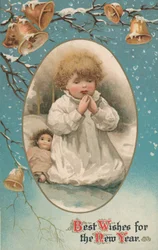 Cartolina di Capodanno britannica