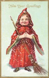 Cartolina di Capodanno britannica