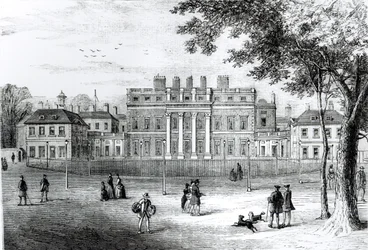 Buckingham House nel 1775, da 