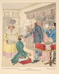 Bumpology, pub. 1826 (incisione colorata a mano)