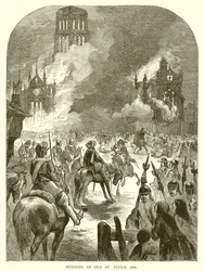Incendio della vecchia Cattedrale di San Paolo, 1666