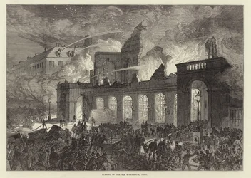 Incendio del vecchio teatro dell