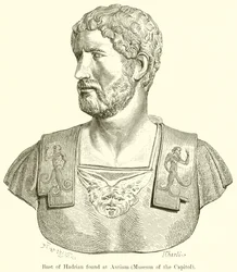 Busto di Adriano trovato ad Anzio (Museo del Campidoglio)