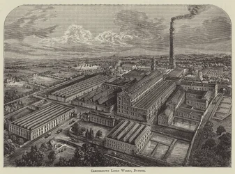 Camperdown Linen Works, Dundee (incisione)