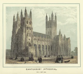 Cattedrale di Canterbury, vista sud-ovest