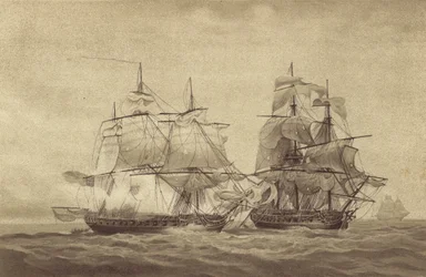 Cattura della fregata francese l