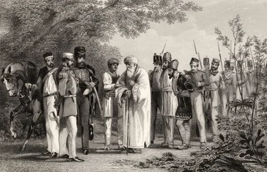 Cattura del Re di Delhi da parte del Capitano Hodson, da 