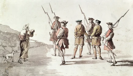 Cattura del ribelle, Simon Fraser, Lord Lovat (1667?-1747)