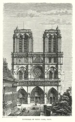 Cattedrale di Notre Dame, Parigi (incisione)