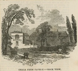 Chalk Farm Tavern, Londra, vista posteriore