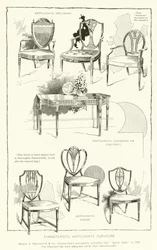 Mobili caratteristici Hepplewhite