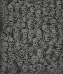 Personaggi e caricature, inizio XIX secolo