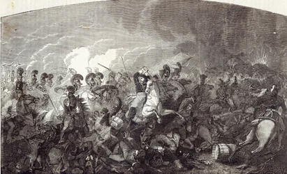 Carica della Brigata Pesante di Lord Somerset a Waterloo e totale disfatta dell