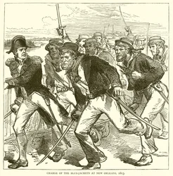 Carica dei Blue-Jackets a New Orleans, 1815