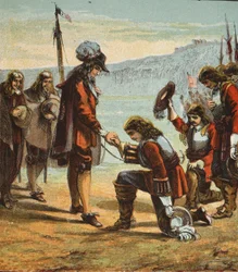 Carlo II e il generale Monk