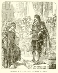 Carlo I che Prende la Sedia del Presidente