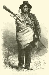 Capo Cheyenne in abito semi-civilizzato