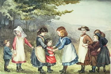 Giochi per bambini, c.1880