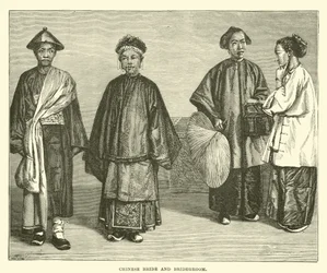 Sposa e sposo cinesi