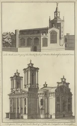 Chiesa di St Andrew Undershaft in Leadenhall Street e Chiesa di St John the Evangelist a Westminster, Londra
