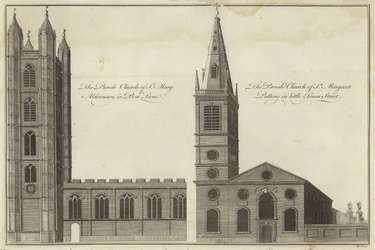 Chiesa di Santa Maria Aldermary in Bow Lane e Chiesa di San Margherita Pattens in Little Tower Street, Londra