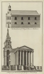 Chiesa di St Marylebone nel Middlesex e Chiesa di St George a Bloomsbury, Londra