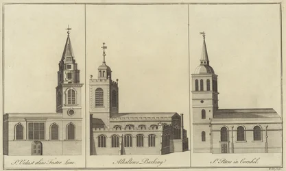 Chiese di San Vedast, Foster Lane, Allhallows, Barking e San Pietro in Cornhill, Londra